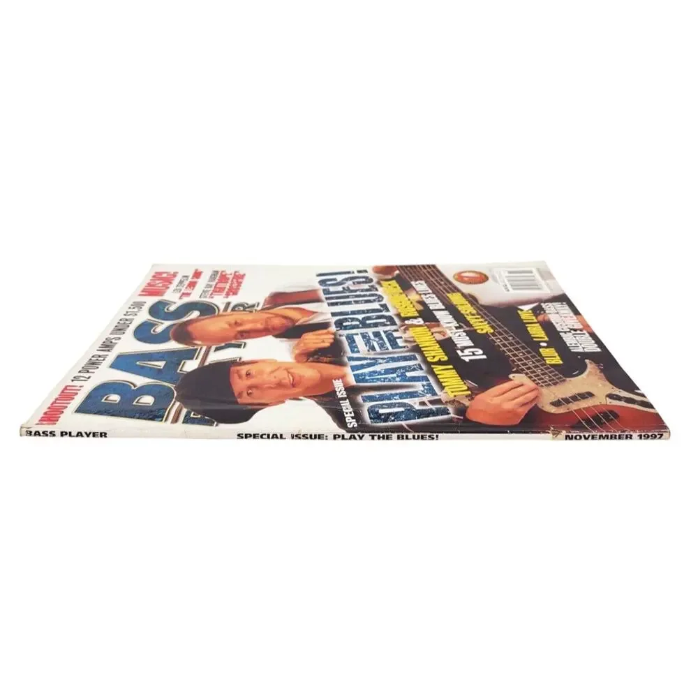 VTG Bass Player magazine November 1997 Play The Blues Tommy Shannon Roscoe Beck